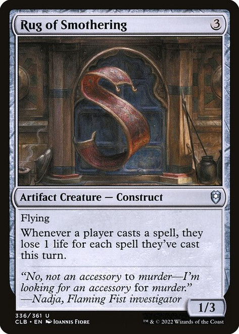 Rug of Smothering (CLB) (Foil) (#336)