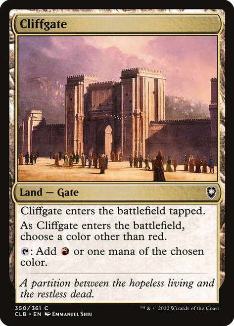 Cliffgate (CLB) (Foil) (#350)