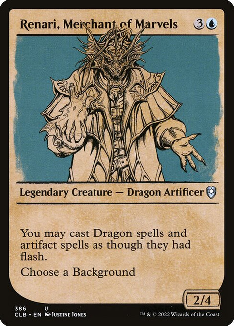 Renari, Merchant of Marvels (CLB) (Foil) (Showcase) (#386)