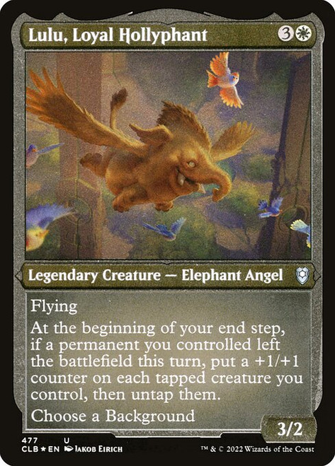 Lulu, Loyal Hollyphant (CLB) (FoilEtched) (#477)