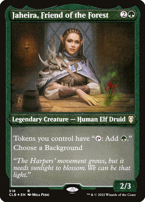 Jaheira, Friend of the Forest (CLB) (FoilEtched) (#518)