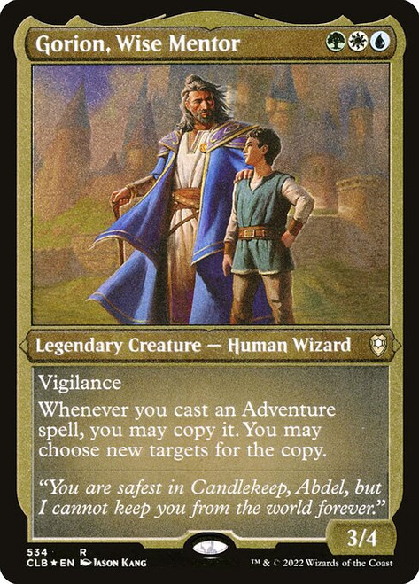 Gorion, Wise Mentor (CLB) (FoilEtched) (#534)