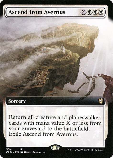 Ascend from Avernus (CLB) (Foil) (Extended Art) (#554)