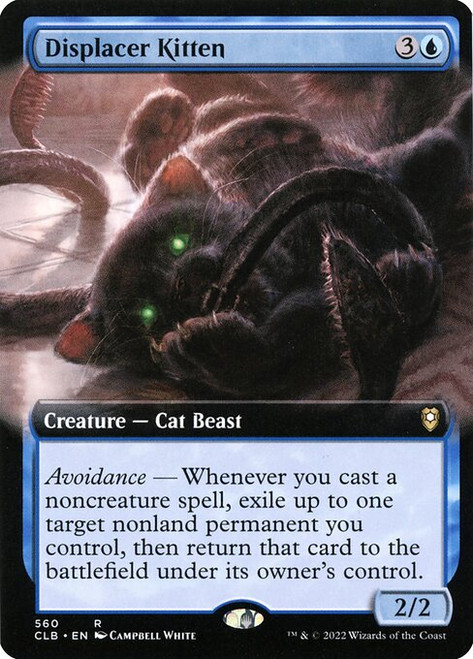 Displacer Kitten (CLB) (Foil) (Extended Art) (#560)
