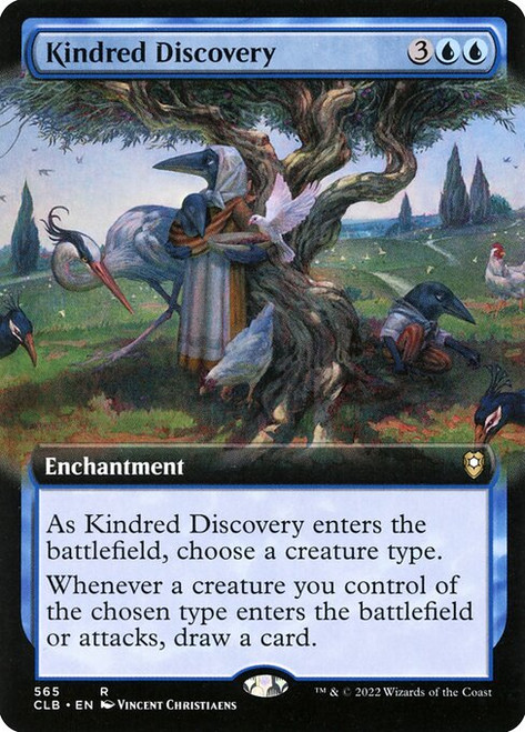 Kindred Discovery (CLB) (Foil) (Extended Art) (#565)