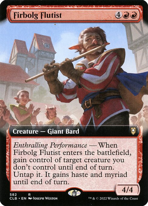 Firbolg Flutist (CLB) (Extended Art) (#582)