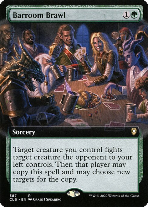 Barroom Brawl (CLB) (Foil) (Extended Art) (#587)