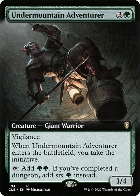 Undermountain Adventurer (CLB) (Foil) (Extended Art) (#594)