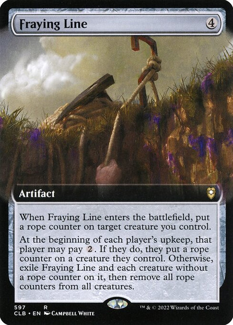 Fraying Line (CLB) (Foil) (Extended Art) (#597)