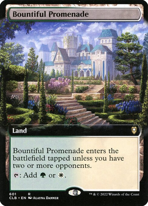 Bountiful Promenade (CLB) (Foil) (Extended Art) (#601)