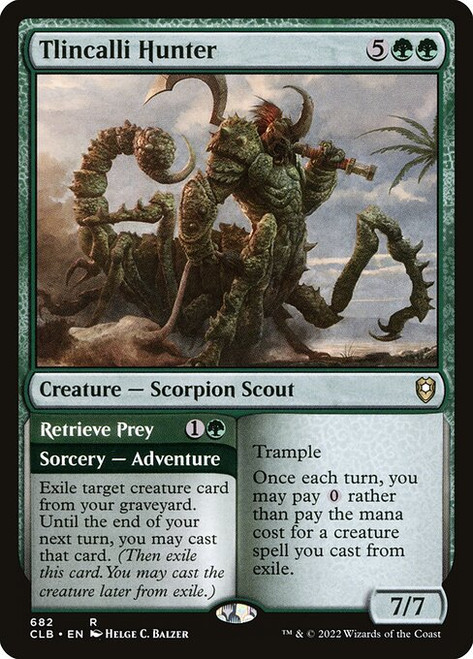 Tlincalli Hunter // Retrieve Prey (CLB) (#682)