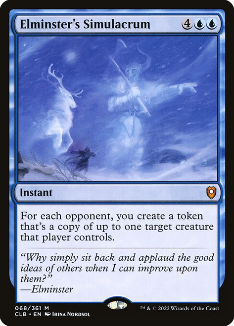Elminster's Simulacrum (CLB) (Foil) (#68)