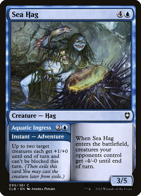 Sea Hag // Aquatic Ingress (CLB) (Foil) (#95)