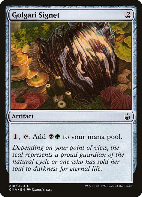 Golgari Signet (CMA) (#218)
