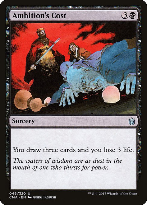 Ambition's Cost (CMA) (#46)