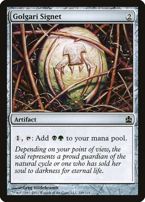 Golgari Signet (CMD) (#249)
