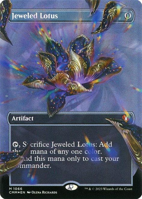 Jeweled Lotus (CMM) (TexturedFoil) (Borderless) (#1066)