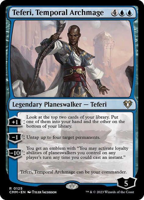 Teferi, Temporal Archmage (CMM) (Foil) (#125)