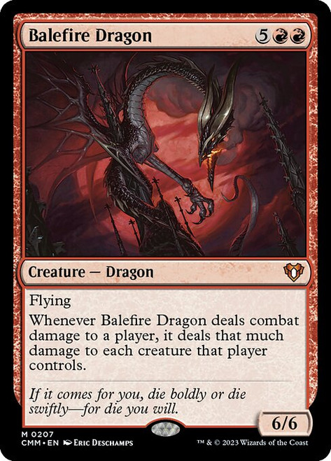 Balefire Dragon (CMM) (Foil) (#207)