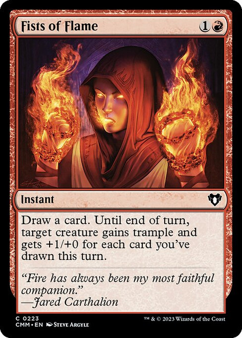 Fists of Flame (CMM) (Foil) (#223)
