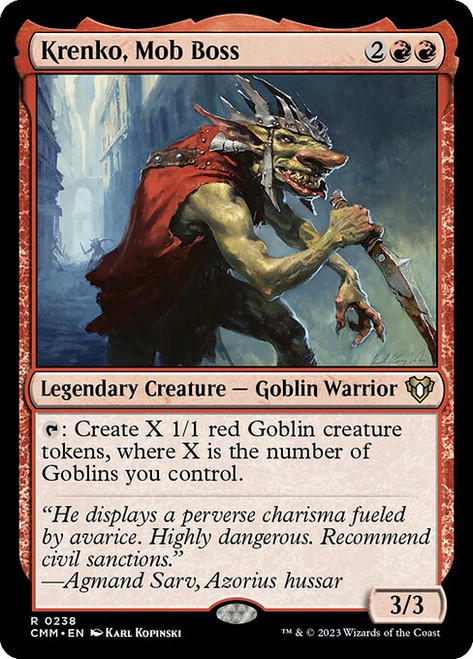 Krenko, Mob Boss (CMM) (Foil) (#238)