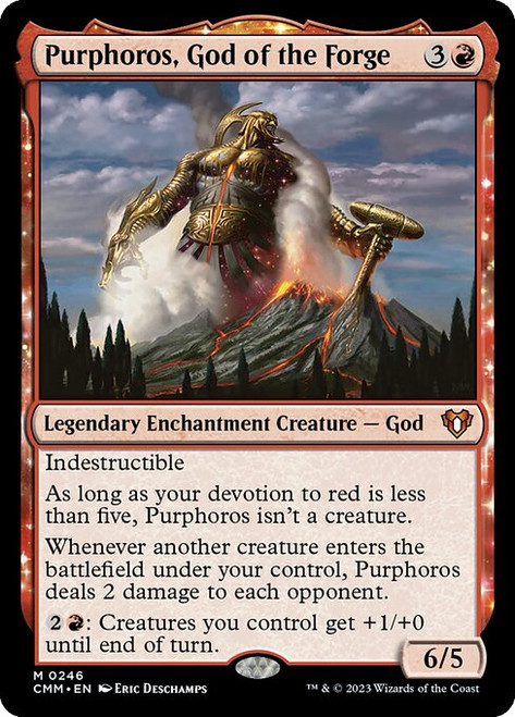 Purphoros, God of the Forge (CMM) (Foil) (#246)