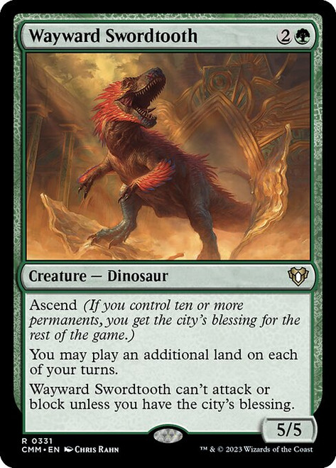 Wayward Swordtooth (CMM) (Foil) (#331)
