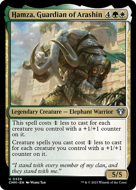Hamza, Guardian of Arashin (CMM) (Foil) (#339)