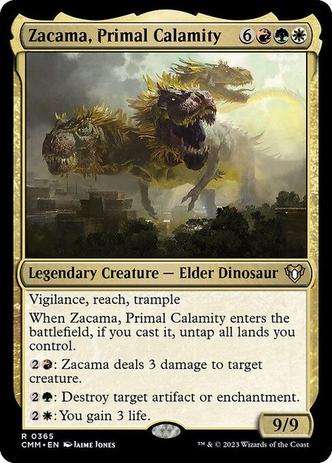 Zacama, Primal Calamity (CMM) (Foil) (#365)