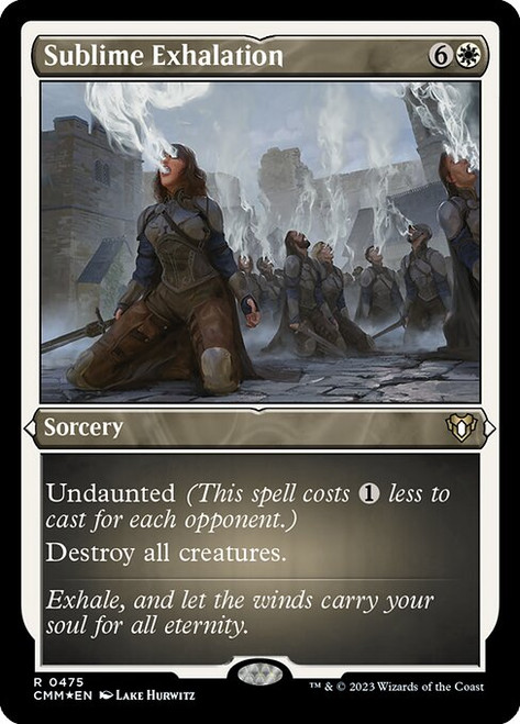 Sublime Exhalation (CMM) (FoilEtched) (#475)