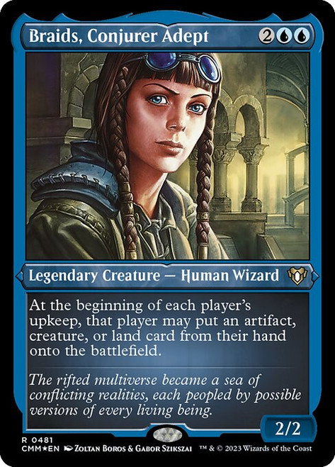 Braids, Conjurer Adept (CMM) (FoilEtched) (#481)