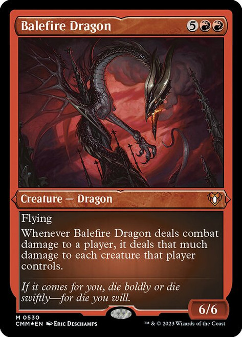 Balefire Dragon (CMM) (FoilEtched) (#530)