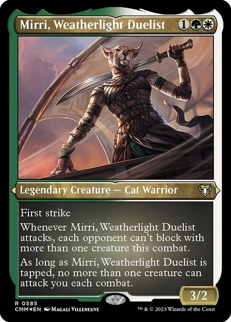 Mirri, Weatherlight Duelist (CMM) (FoilEtched) (#585)