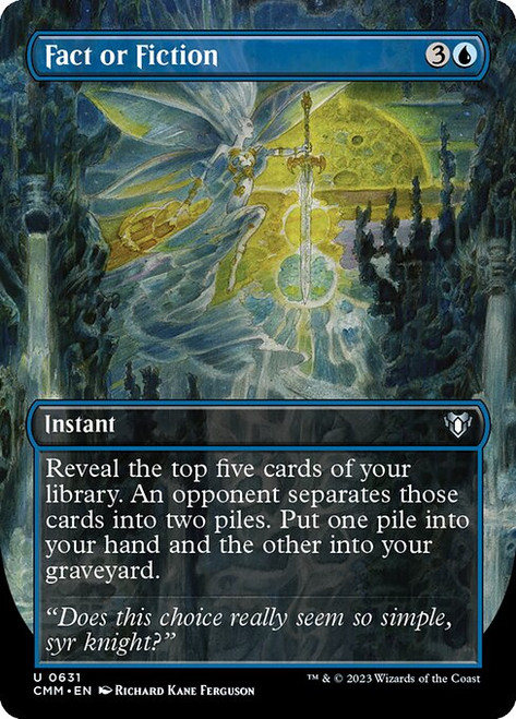 Fact or Fiction (CMM) (Foil) (Borderless) (#631)