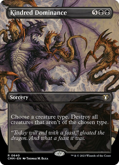 Kindred Dominance (CMM) (Foil) (Borderless) (#640)