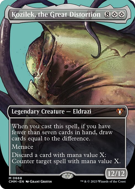 Kozilek, the Great Distortion (CMM) (Foil) (Borderless) (#668)