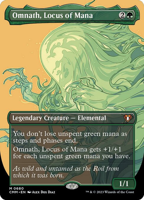 Omnath, Locus of Mana (CMM) (Foil) (Borderless) (#680)