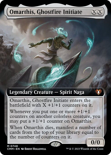 Omarthis, Ghostfire Initiate (CMM) (Foil) (Extended Art) (#748)