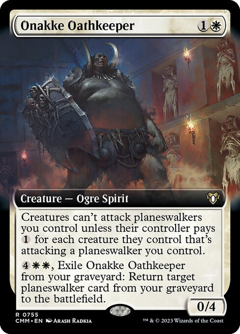 Onakke Oathkeeper (CMM) (Extended Art) (#755)