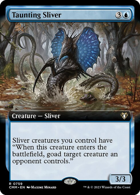 Taunting Sliver (CMM) (Extended Art) (#759)