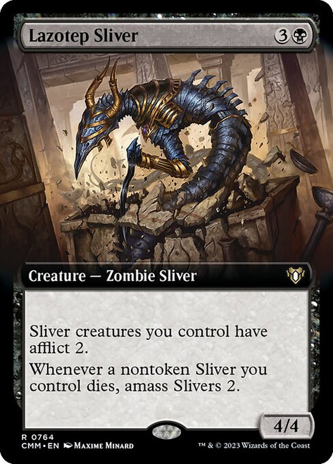 Lazotep Sliver (CMM) (Foil) (Extended Art) (#764)