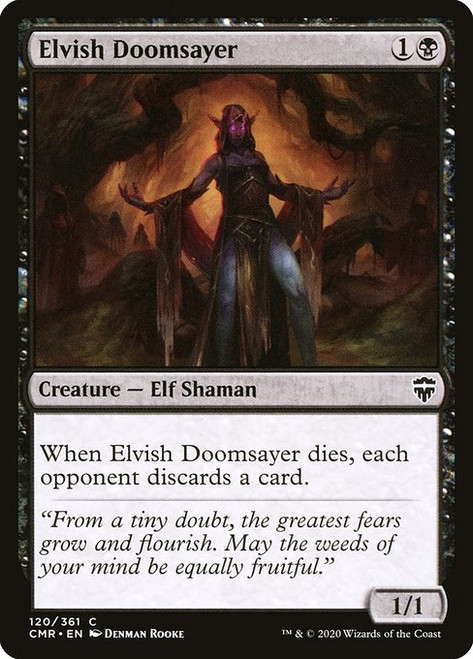 Elvish Doomsayer (CMR) (#120)