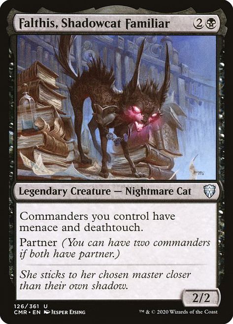 Falthis, Shadowcat Familiar (CMR) (Foil) (#126)