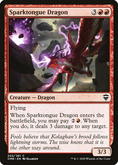 Sparktongue Dragon (CMR) (#202)
