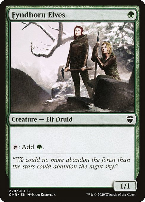 Fyndhorn Elves (CMR) (Foil) (#228)