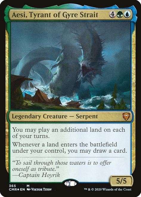 Aesi, Tyrant of Gyre Strait (CMR) (Foil) (#365)