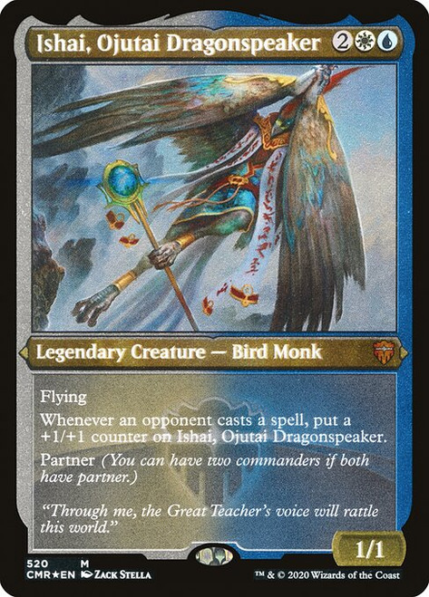 Ishai, Ojutai Dragonspeaker (CMR) (FoilEtched) (#520)
