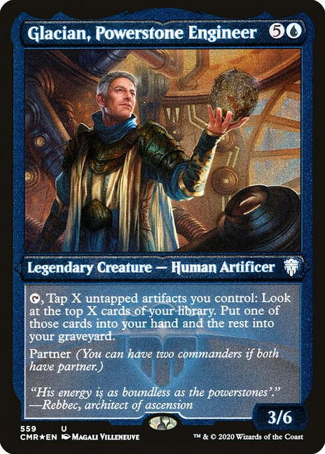 Glacian, Powerstone Engineer (CMR) (FoilEtched) (#559)