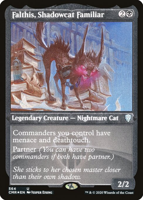 Falthis, Shadowcat Familiar (CMR) (FoilEtched) (#564)
