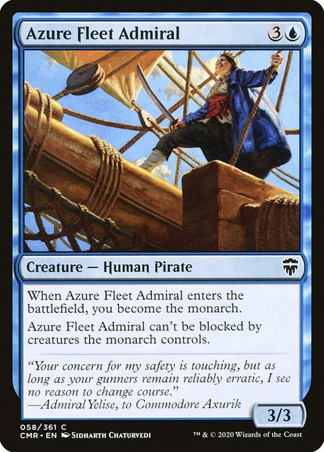 Azure Fleet Admiral (CMR) (Foil) (#58)